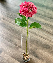 Flowers Artificial Large Stem Flower in Dark Pink