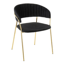 Accent Chairs, Modern Velvet Touch Fabric Chair with Gold Metal Legs