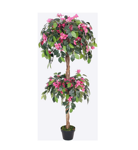 Tree Artificial Rhododendron Tree Indoors Outdoors Plant Home Décor in 5.5 feet height