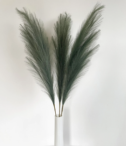 Pampas Grass Artificial 44” inch Long Fluffy Stem for Home Décor of One Stem Available in Many Colours