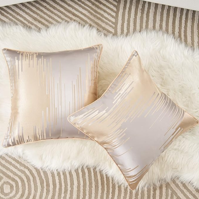 Pillow Case Cushion Cover Throw and Pillow Insert in OFF WHITE
