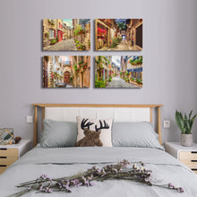 High Quality Art Print on Stretched Canvas of Four Pictures in Group