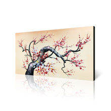 Handmade Oil Painting of Blossom Tree View on Canvas