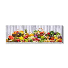 High Quality Art Print on Stretched Canvas of Fruits and Veggies