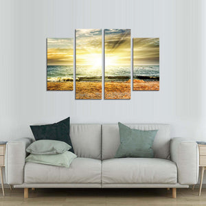 High Quality Art Print on Stretched Canvas  of a Sea View