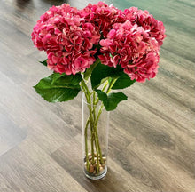 Artificial Large Stem Flower in Dark Pink