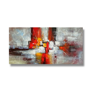 Huge Abstract Handmade Oil Painting on Stretched Canvas