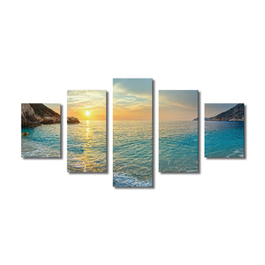 High Quality Art Print on Stretched Canvas of Sea View in Group