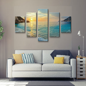 High Quality Art Print on Stretched Canvas of Sea View in Group
