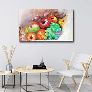 High Quality 100% Handmade Oil Painting of Fruits on Canvas