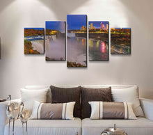 High Quality Art Print on Stretched Canvas of Niagra Falls View in Group