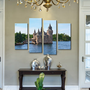 High Quality Art Print on Stretched Canvas of One Thousand Island Castle in Group