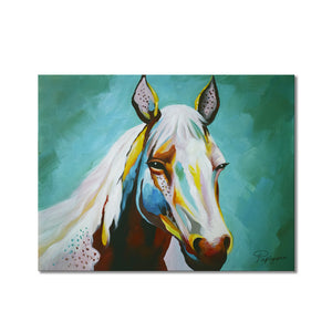 Handmade Oil Painting on Stretched Canvas of a Horse