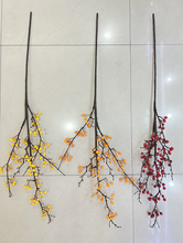 Flowers Artificial Berries Stems Berry Branches Multi Colors for Home Decor in Multi Colors