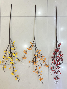 Flowers Artificial Berries Stems Berry Branches Multi Colors for Home Decor in Multi Colors
