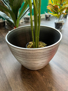 Plant Pot in Silver for Plants and Trees