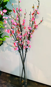 Artificial Branch Decoration Of One  Stems Flowers in Light Pink