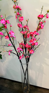 Artificial Branch Decoration Of One Stem Flowers in DARK PINK