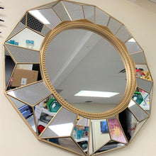 Modern Decorated Round Wall Mirror