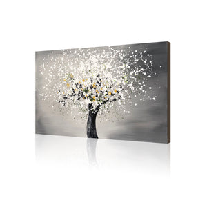 Premium Quality 100% Handmade Oil Painting on Canvas of Grey Tree