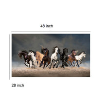 High Quality Art Print on Stretched Canvas of Horses