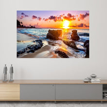High Quality Art Print  of Sea View on Stretched Canvas