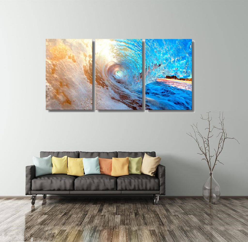 High Quality Art Print on Stretched Canvas of an Abstact View in Group