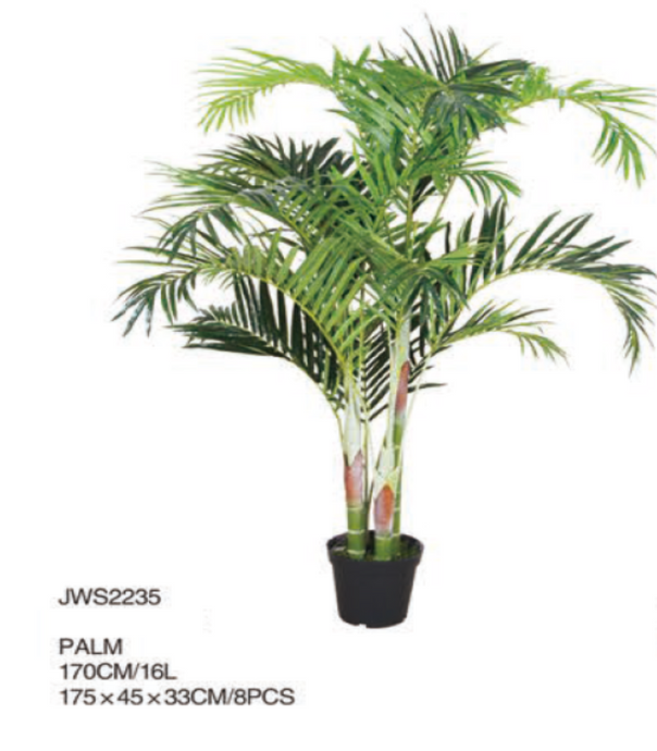 Tree Artificial Palm Tree Large Indoors Outdoors Plant Home Décor in 6 feet height