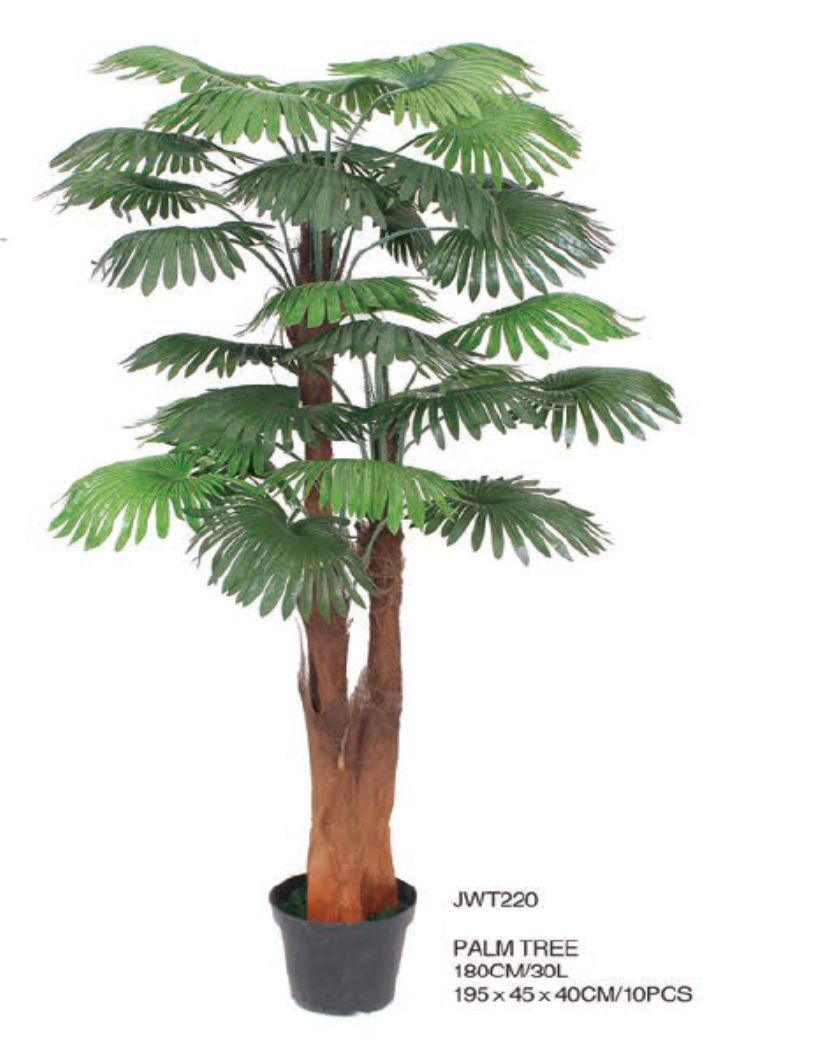 Naturae Decor Decorative Artificial Areca Palm Tree en Black Pot 42-in |  RONA