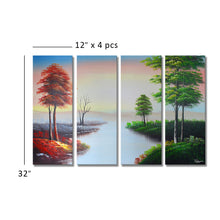 Handmade Oil Painting on Stretched Canvas of Landscape