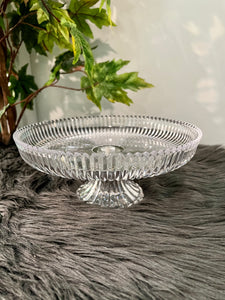 Cake Stand Clear Acrylic in Round Shape, Multi-purpose Serving Plate
