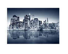 High Quality Art Print  of City Skyline View on Stretched Canvas